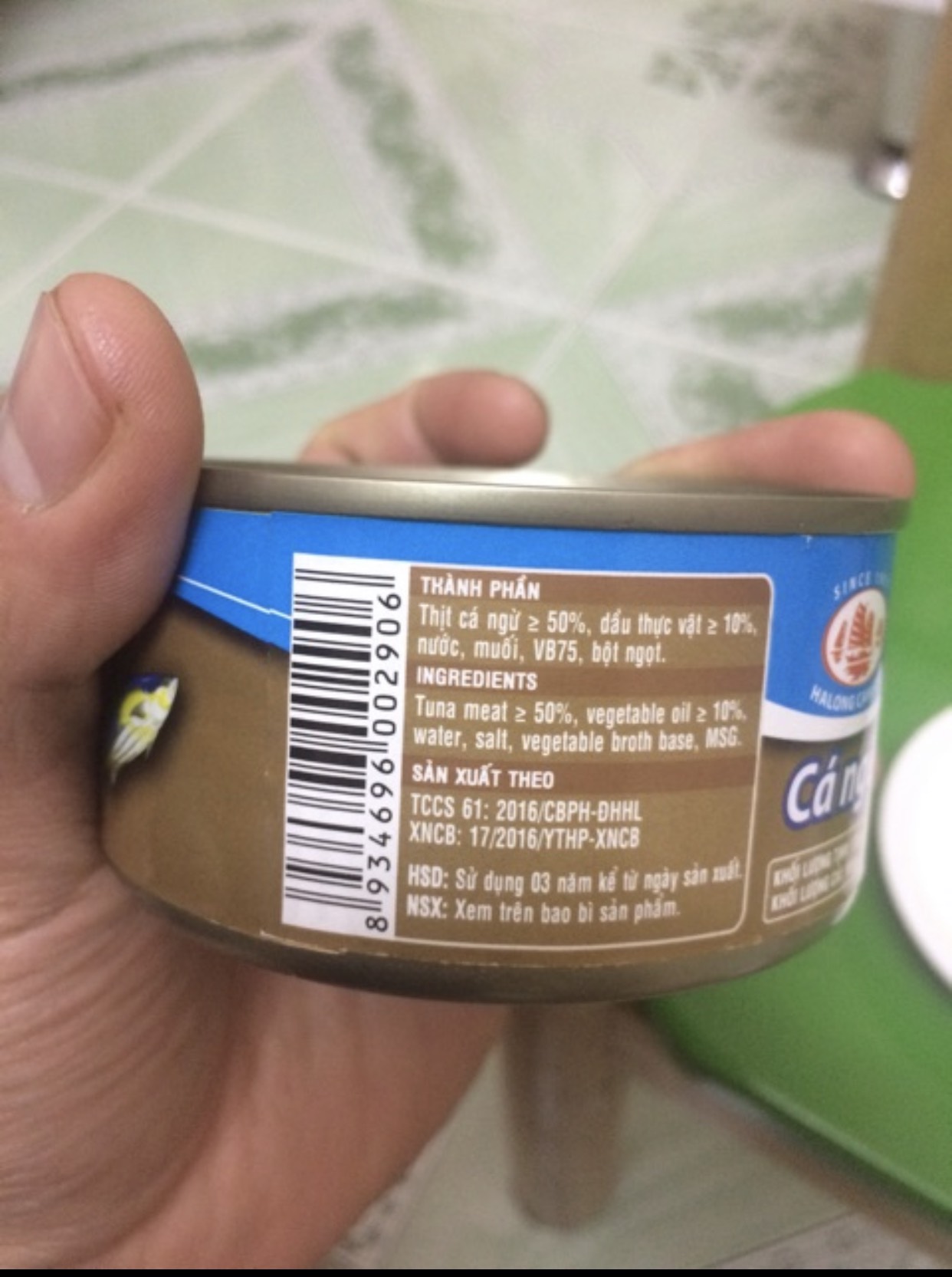 Cá ngừ ngâm dầu đóng hộp 175g