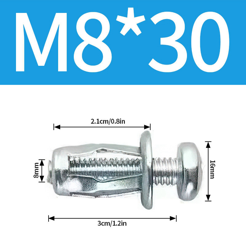 Đai ốc cánh hoa M4-M8 thép mạ M4,M5,M6,M8