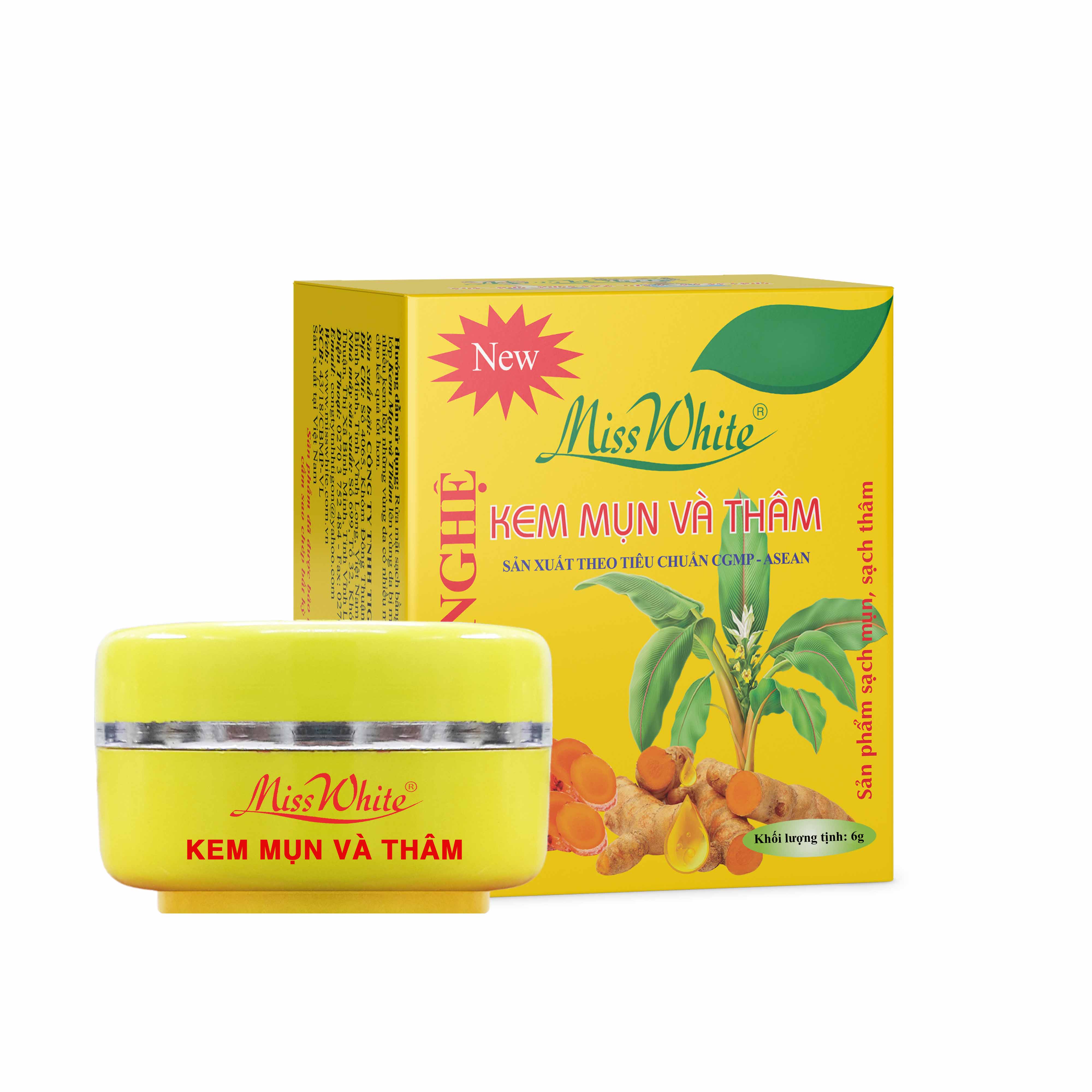 [HCM]Kem miss white Mụn Và Thâm 6g