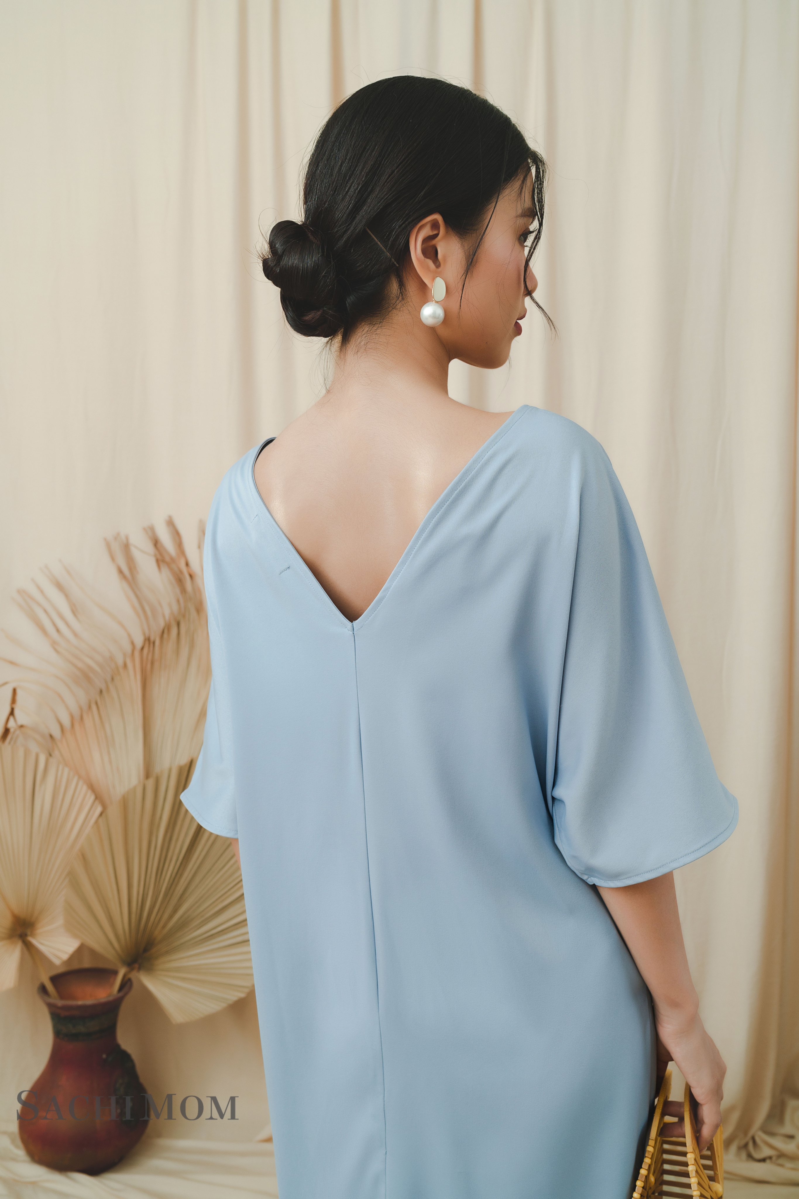 Đầm Bầu SACHIMOM - Váy Bầu Lụa ALINA DRESS