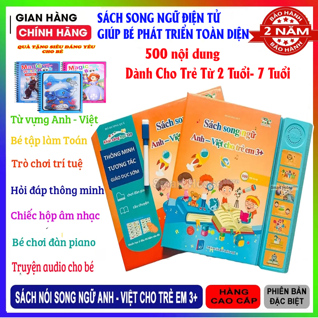 Sách Nói Điện Tử Song Ngữ Anh- Việt