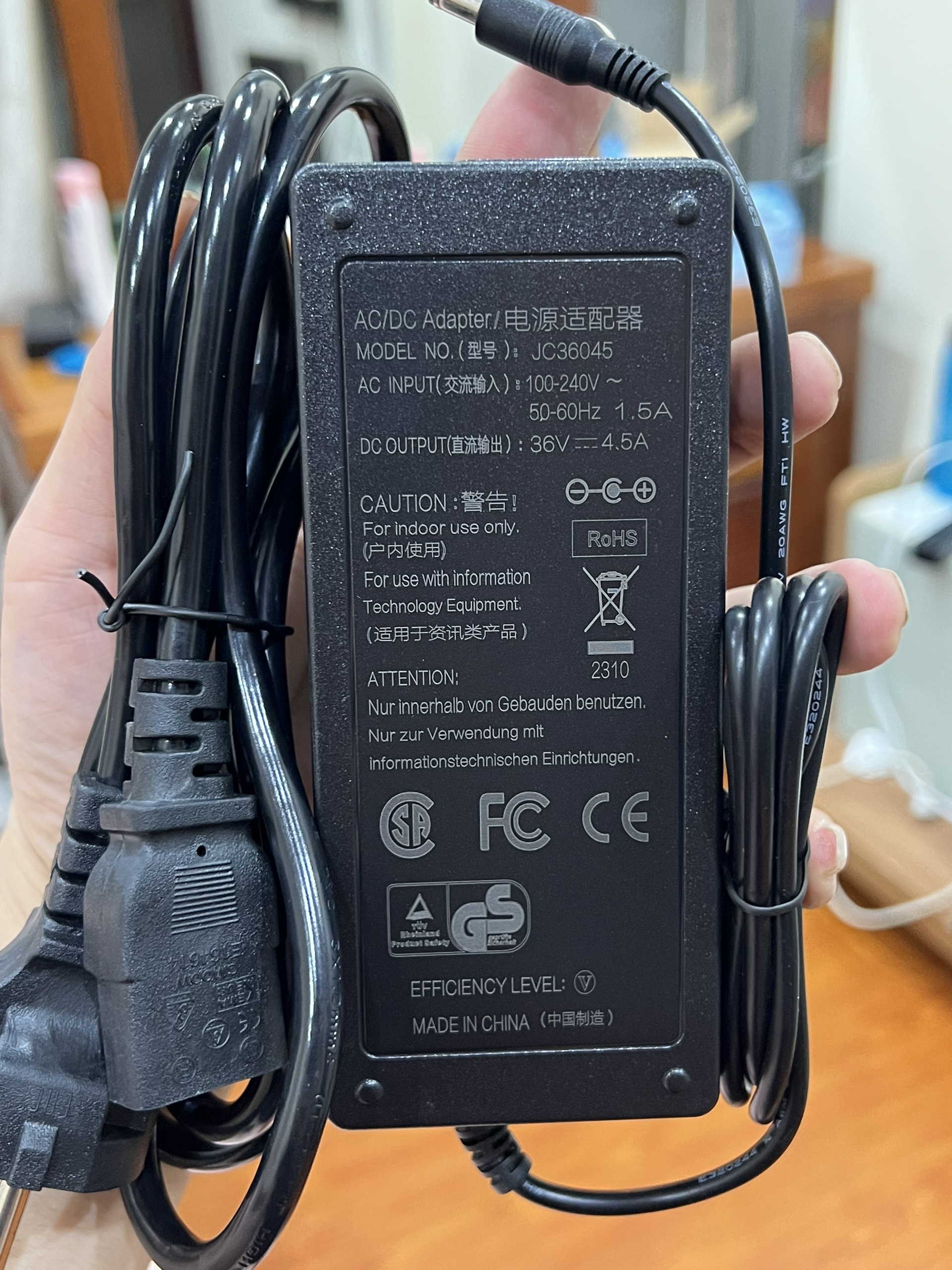 BỘ NGUỒN 36V 4.5A LOẠI TỐT