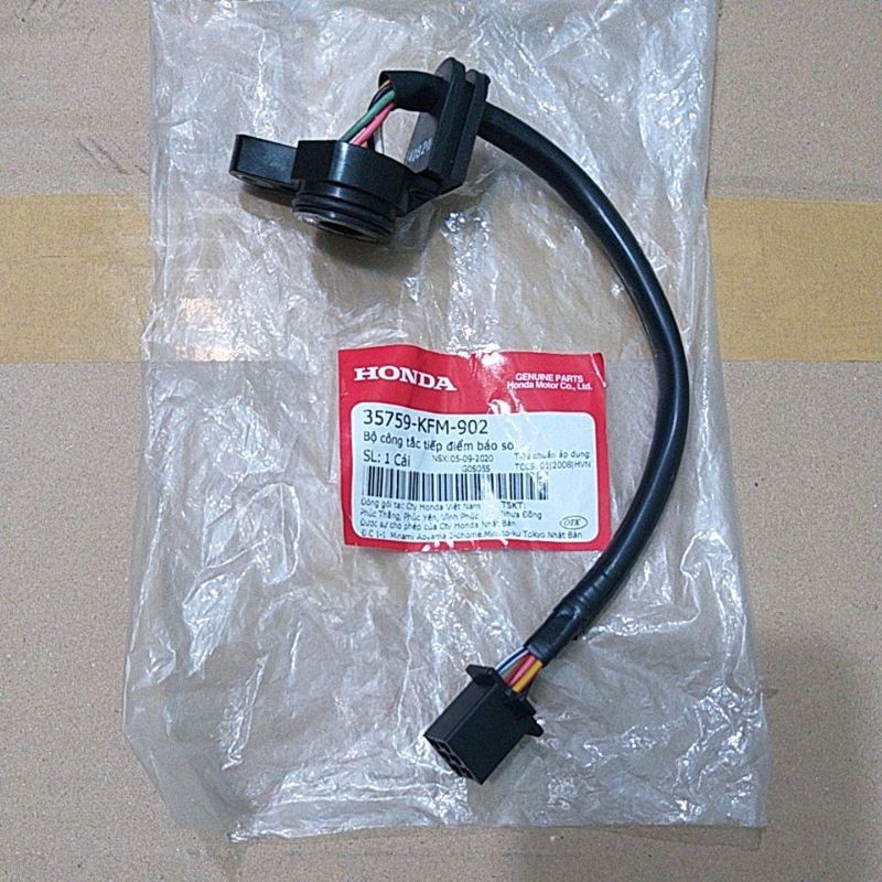 Bộ công tắt tiếp điểm báo số wave anpha/ wave nhỏ mã: 35759-KFM-902- chính hãng honda