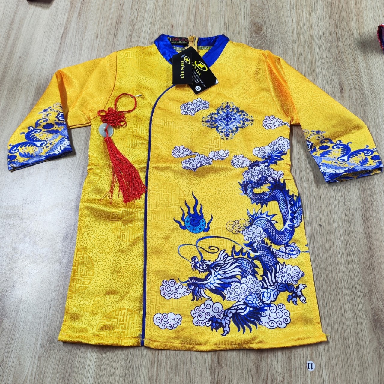 Áo Dài Cách Tân Bé Trai. Chất Vãi Gấm