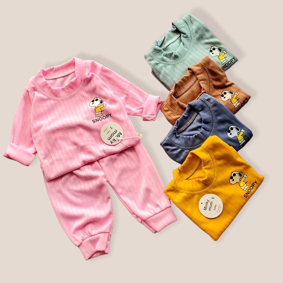 SALE SỐC ĐỒ BỘ LEN GÂN CỔ 5 PHÂN GIỮ ẤM CHO BÉ SIZE 7-19KG CAO CẤP