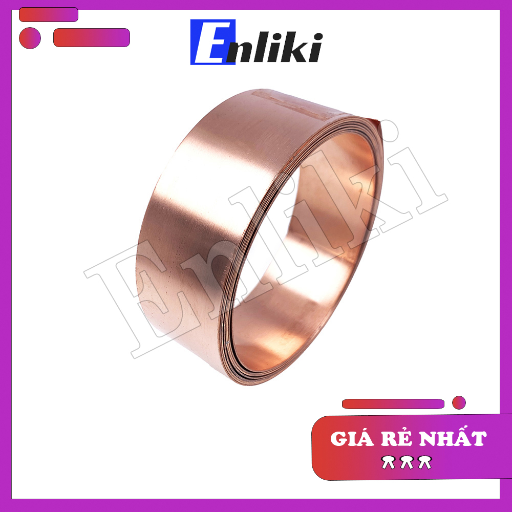 Đồng lá EE55 - 5 Zem Màu Đỏ (Mét)