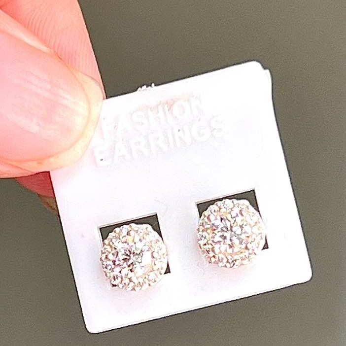 Bông tai Bạc 925 đính đá CZ Yuumigems