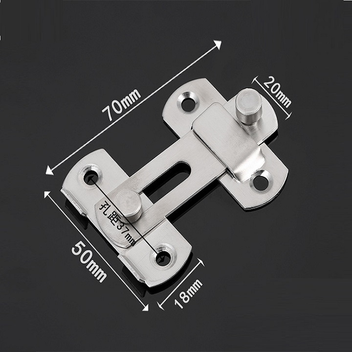 CHỐT GẠT NGANG INOX 70*50*20 - 535
