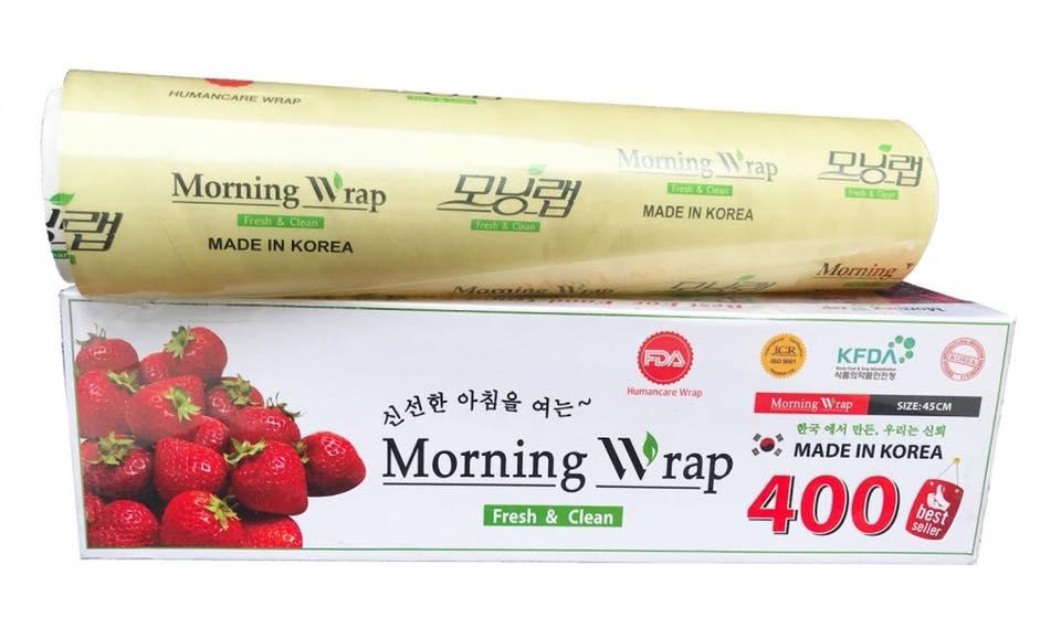Màng Bọc Thực Phẩm Lò Vi Sóng PVC (KOREA) Dâu 400 (30cm X 250m)