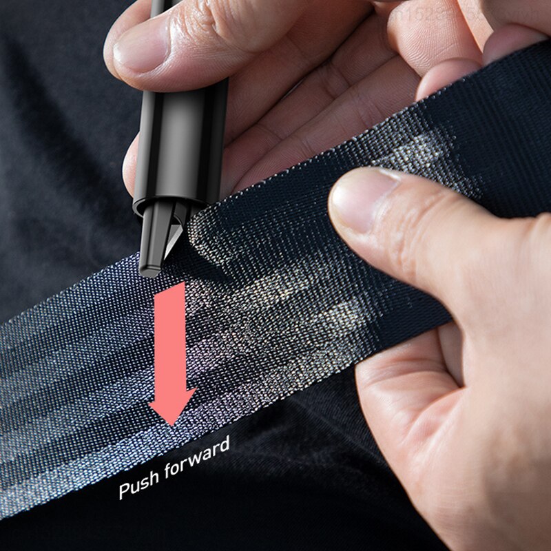 Dụng cụ sinh tồn, thoát hiểm Baseus Sharp Tool Safety Hammer (tích hợp Dao cắt và phá kính) CRSFH