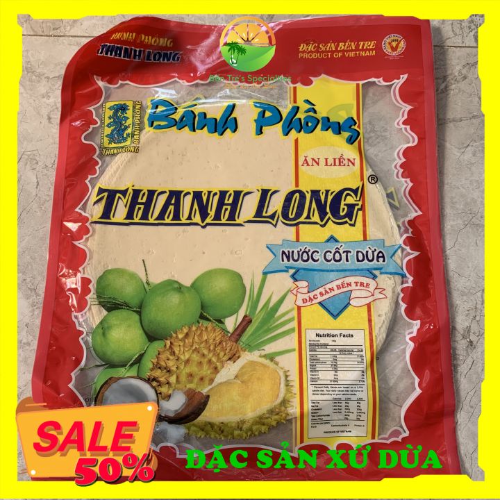 Bánh phồng sữa/lá dứa Thanh Long