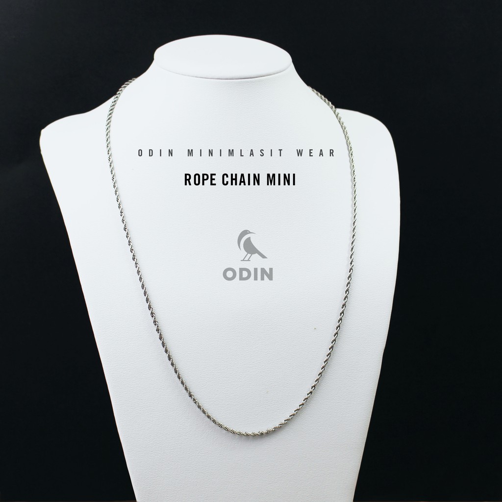 [TẶNG KÈM NHẪN] Dây chuyền lụa mảnh - Titanium Chain - TẶNG KÈM NHẪN - ODIN