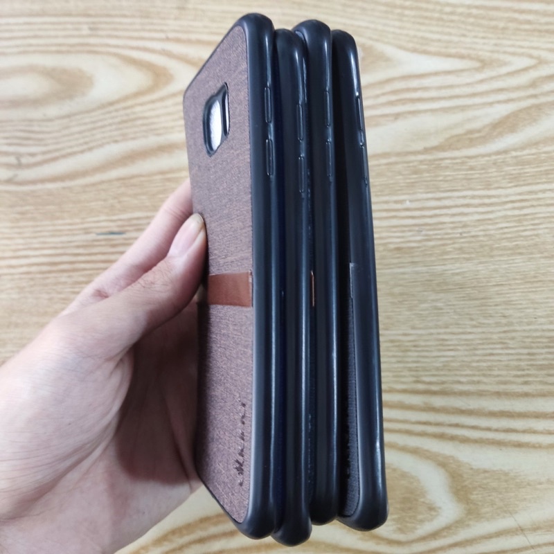 Ốp lưng Samsung S7edge dẻo màu lưng vải thời trang