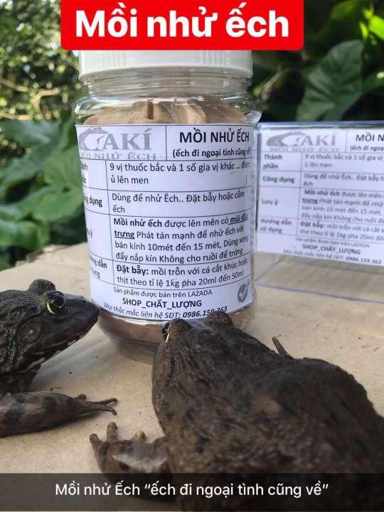 Mồi Câu ếch, cắm là dính