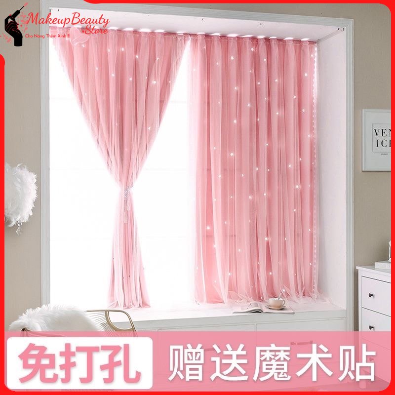 Rèm dán rèm cửa dán 2 lớp dày dặn ms 603 [ MakeupBeauty.Store Cho Nàng Thêm Xinh ]
