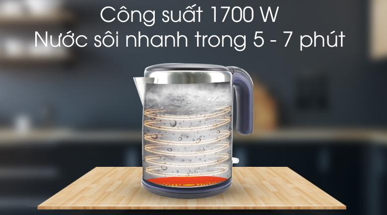 Bình siêu tốc Sharp 1.2 lít EKJ-12VS-BK