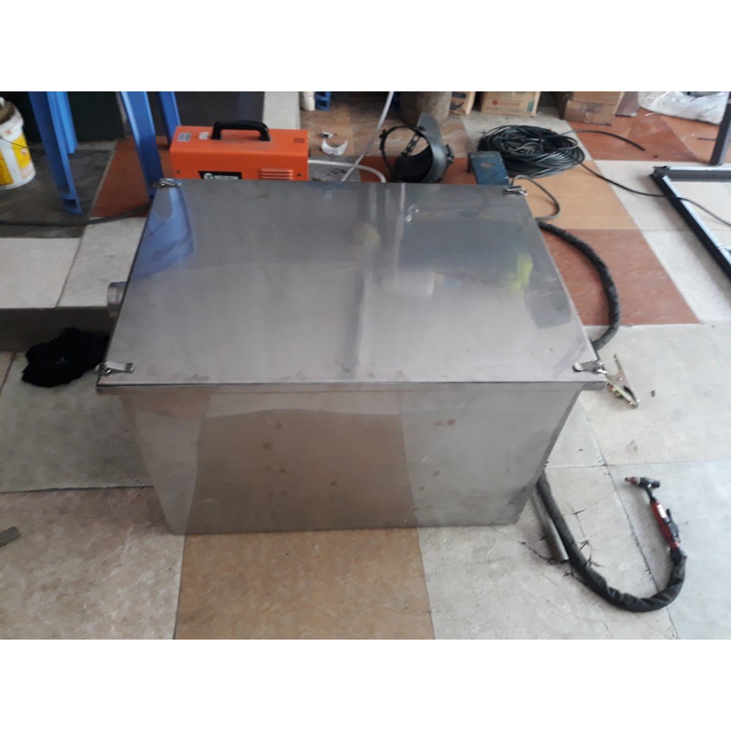 Bể Tách Mỡ Chất Liệu Inox Loại 50 Lít - Bẫy Mỡ