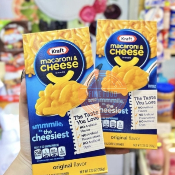 Nui phô mai Kraft Macaroni & Cheese Original Flavor 206g