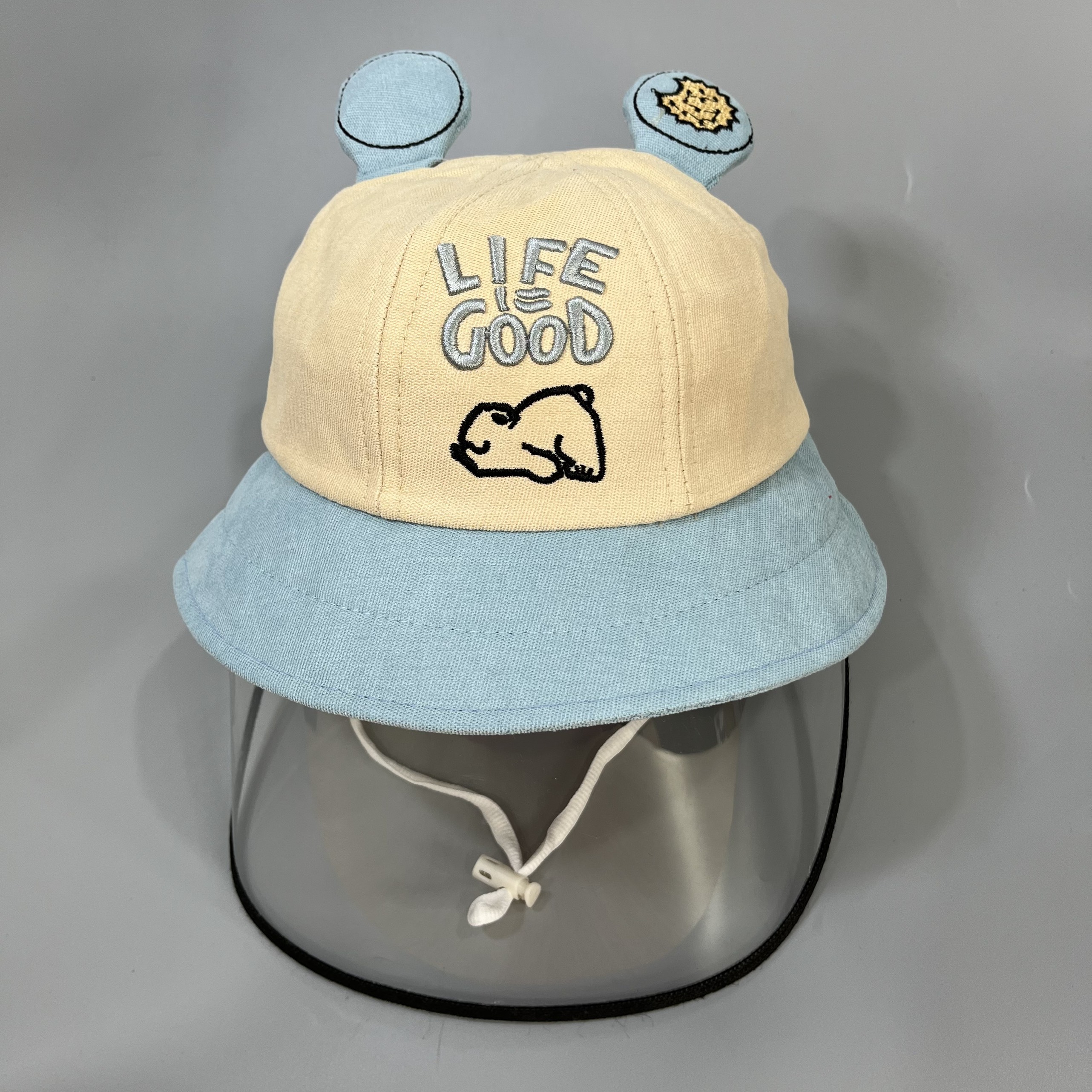 [ Bé 2-4 tuổi ] Mũ Chống dịch chống bụi cho trẻ em Nón chống giọt bắn cho bé trai bé gái