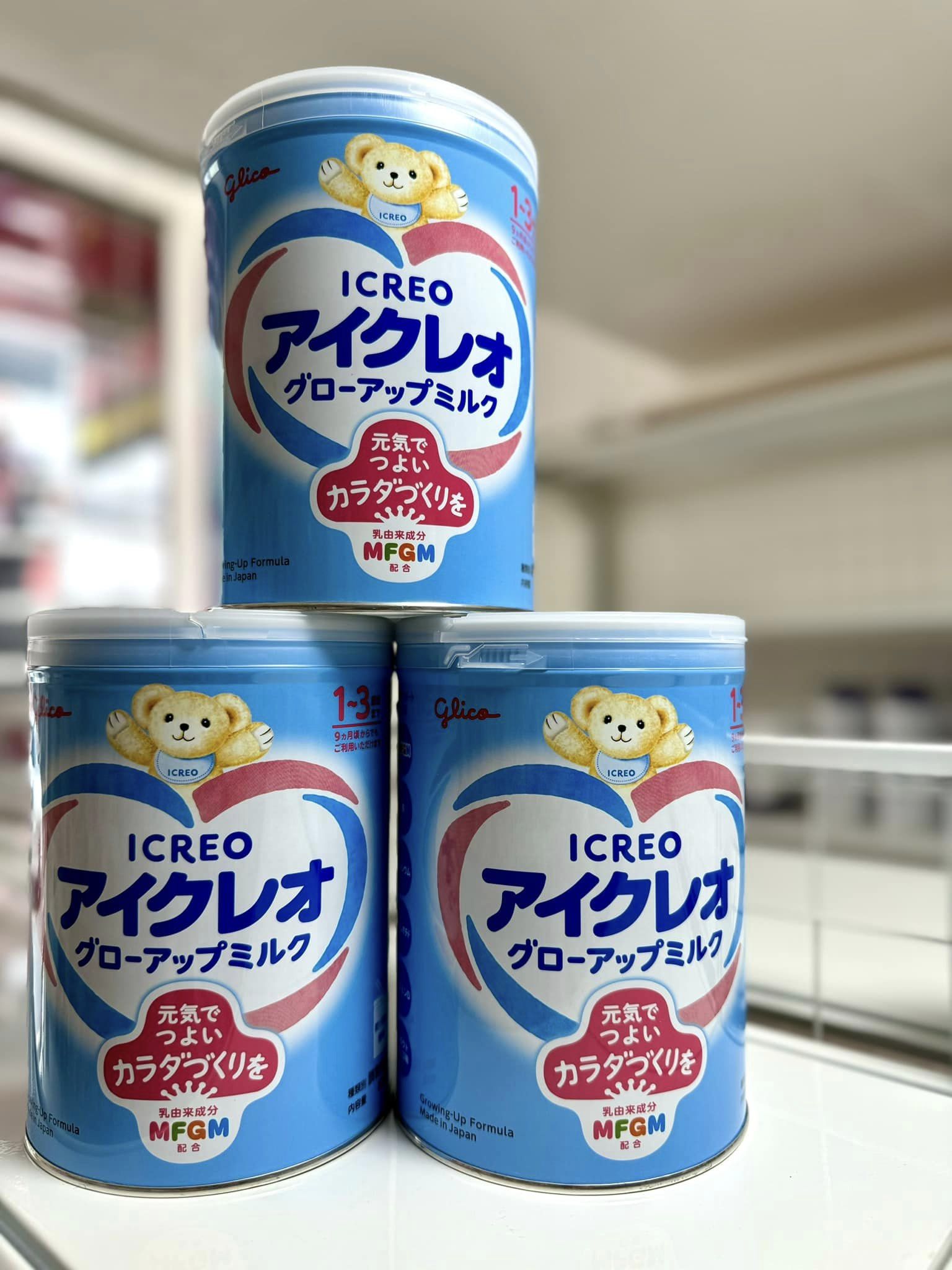 Sữa bột Glico Nhật số 1 (12th-36th) lon 820g mẫu mới date T3/2025