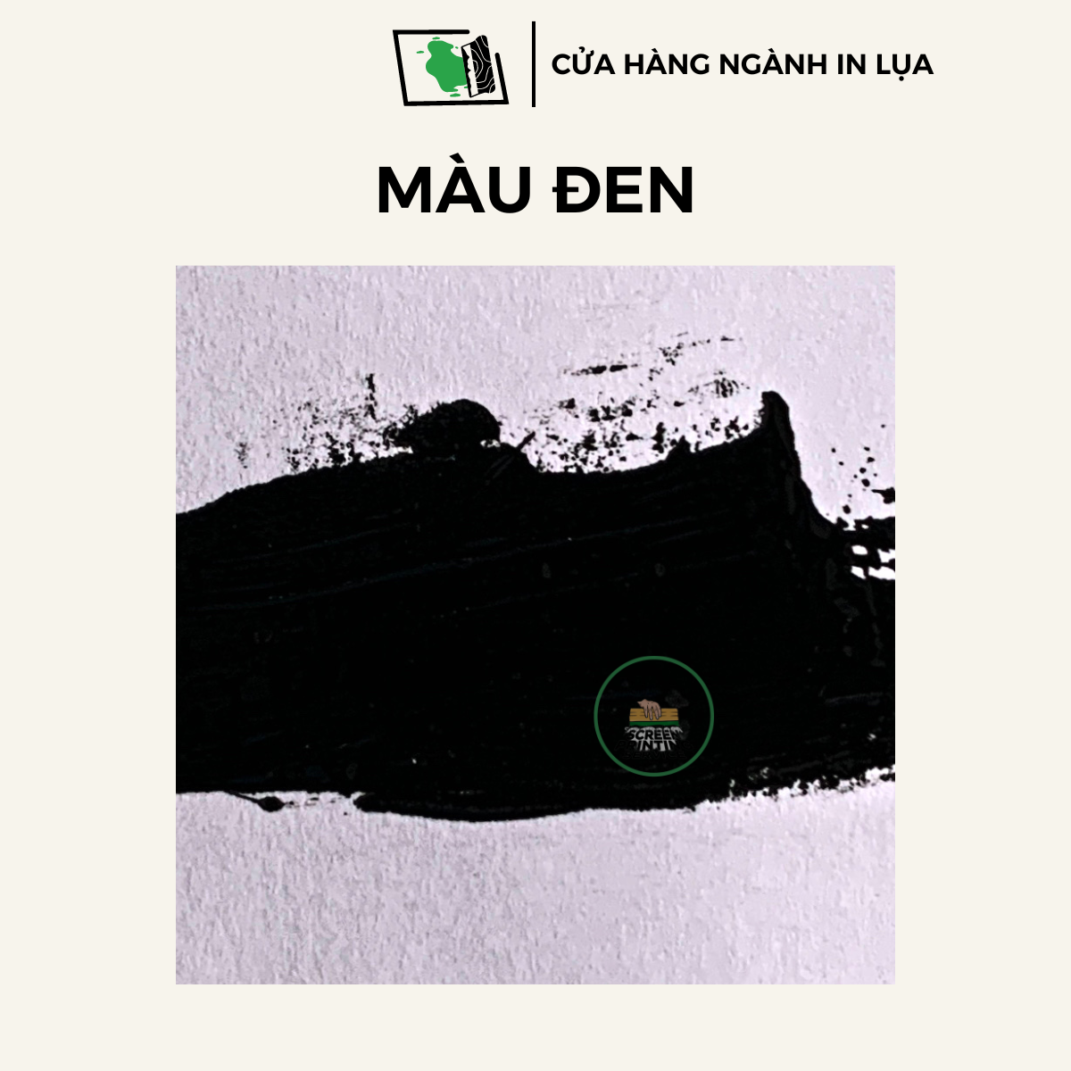 Combo mực in lụa trên giấy, thiệp cưới, brochure, catalogue loại chậm khô
