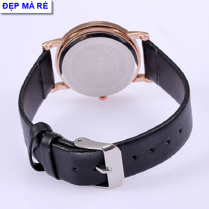 ( Tặng kèm thêm 1 viên pin ) Đồng hồ Nữ Đẹp Mà Rẻ số đá xinh xắn