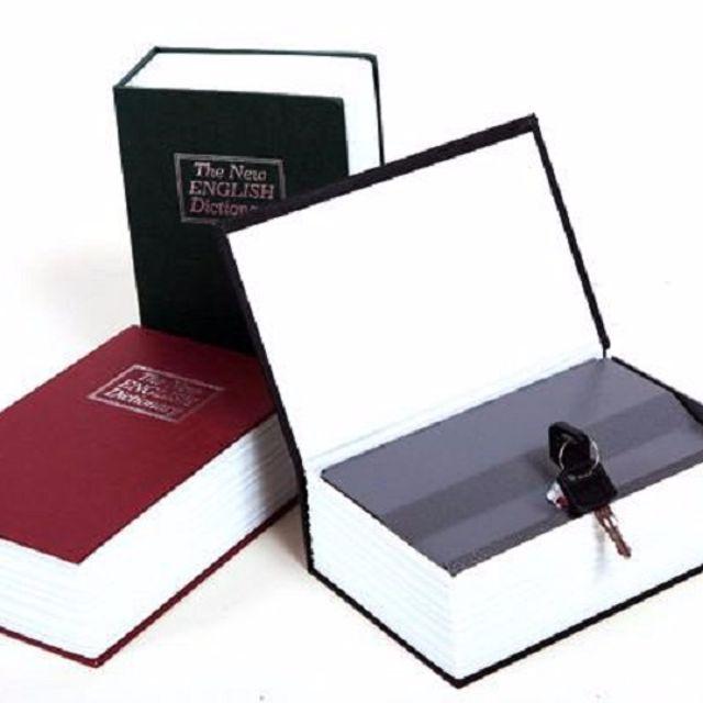 [HCM]Két sắt giả từ điển quyển sách khóa bằng chìa loại lớn 12 x 9x 5 cm