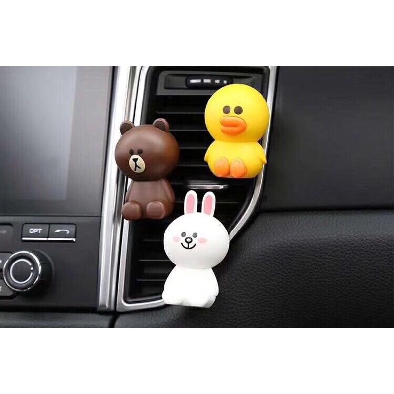 [HCM]Nước hoa thú chibi gắn trên xe hơi