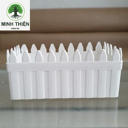[HCM]Chậu hàng rào 45cm x 14cm x 12cm