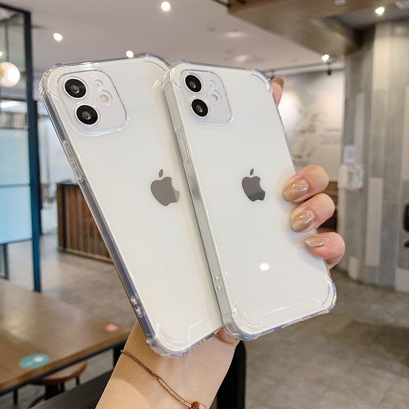 Ốp Lưng Dẻo Trong Suốt Chống Sốc iPhone 12 Pro Max/12/12Pro -XS Max/11/ 11 Pro Max Bảo Vệ 4 Góc - MixASale Ốp Lưng Dẻo Trong Suốt Chống Sốc Iphone 12 Pro Max/12/12Pro -Xs Max/11/ 11 Pro Max Bảo Vệ 4 Góc - Mixasale