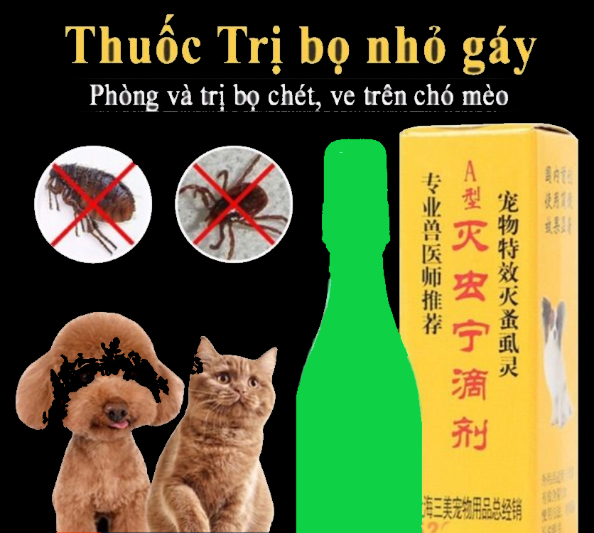 Nhỏ gáy đặc trị ve rận cho chó mèo