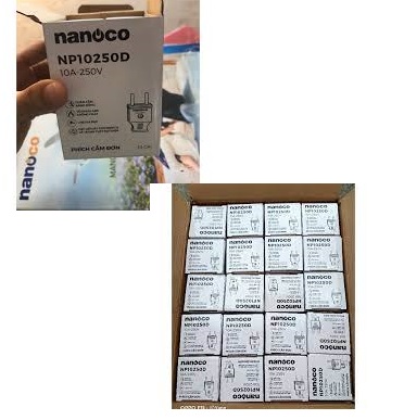 [HCM]Phích cắm đơn NANOCO NP10250D / PHÍCH CẮM ĐỰC