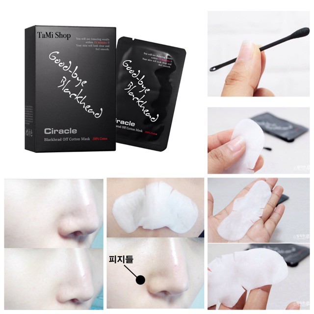 1 MIẾNG MẶT NẠ ĐẨY MỤN ĐẦU ĐEN CIRACLE GOODBYE BLACKHEAD
