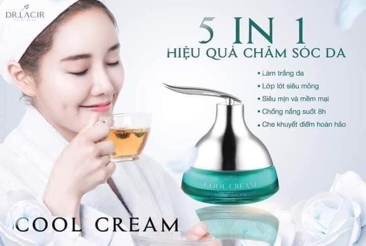 Chống nắng vật lý Dr.lacir (Kem face lạnh - cool cream)