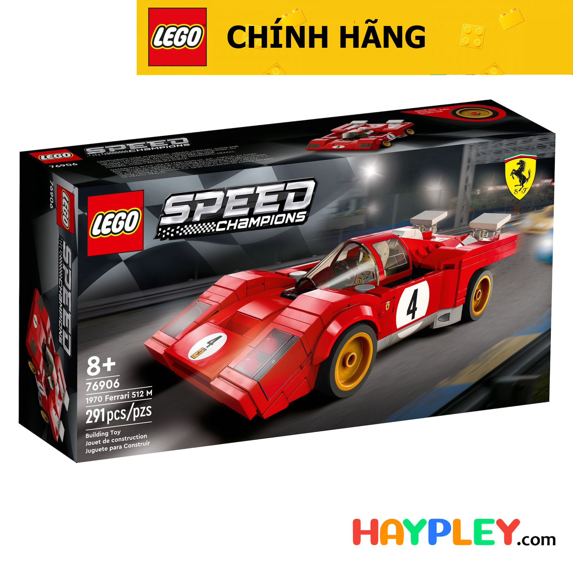 Lego 76906 siêu xe 1970 ferrari 512 m - lego city speed champions