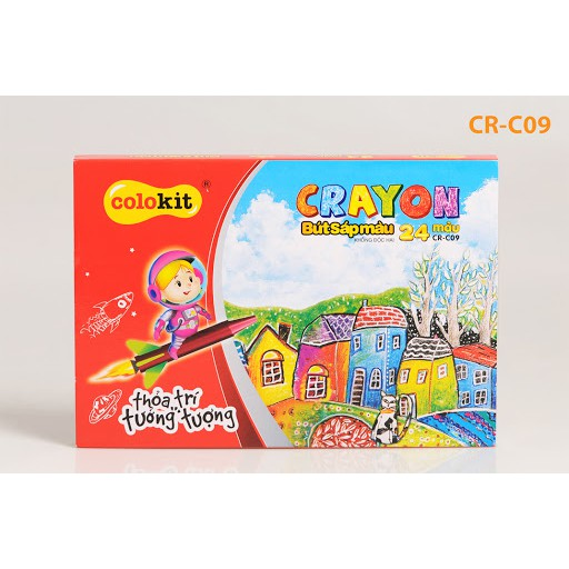 Bút sáp màu Colokit CR-C09 24 màu