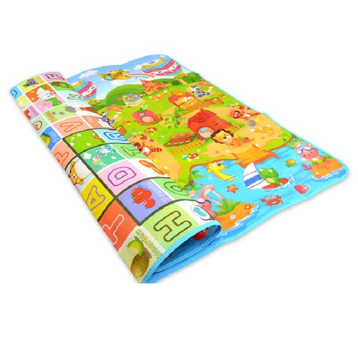 THẢM CHƠI 2 MẶT MABOSHI CHO BÉ 1,6m x 2m