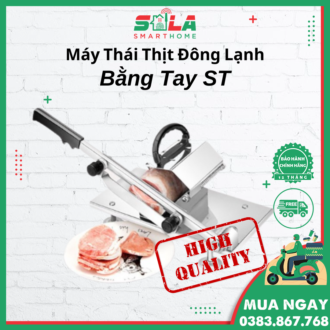 Máy thái thịt bằng tay đông lạnh