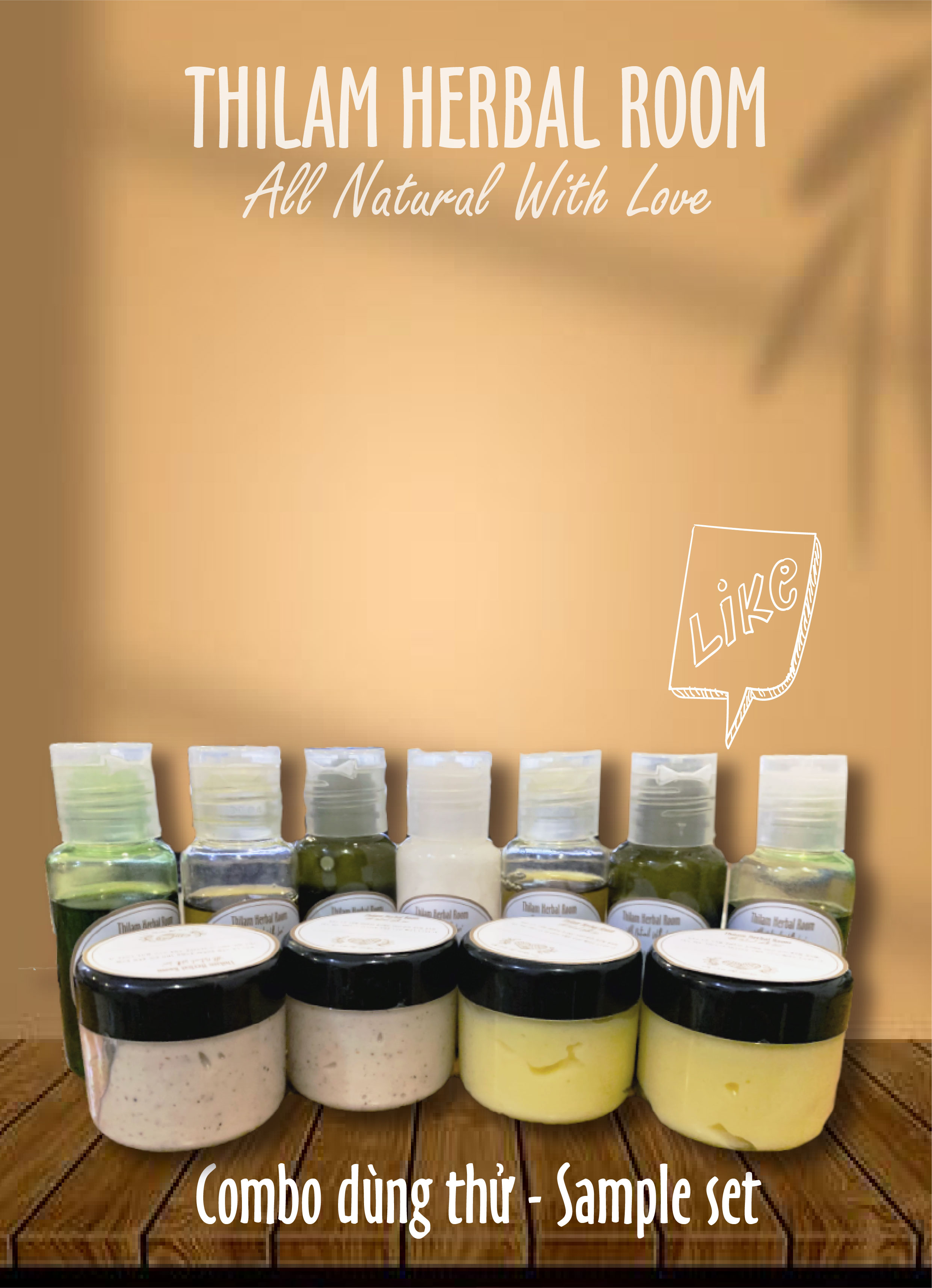 🌿Thilam Herbal Room🌿 MẪU DÙNG THỬ BỘ SẢN PHẨM CHĂM SÓC TÓC - SAMPLE/TESTER