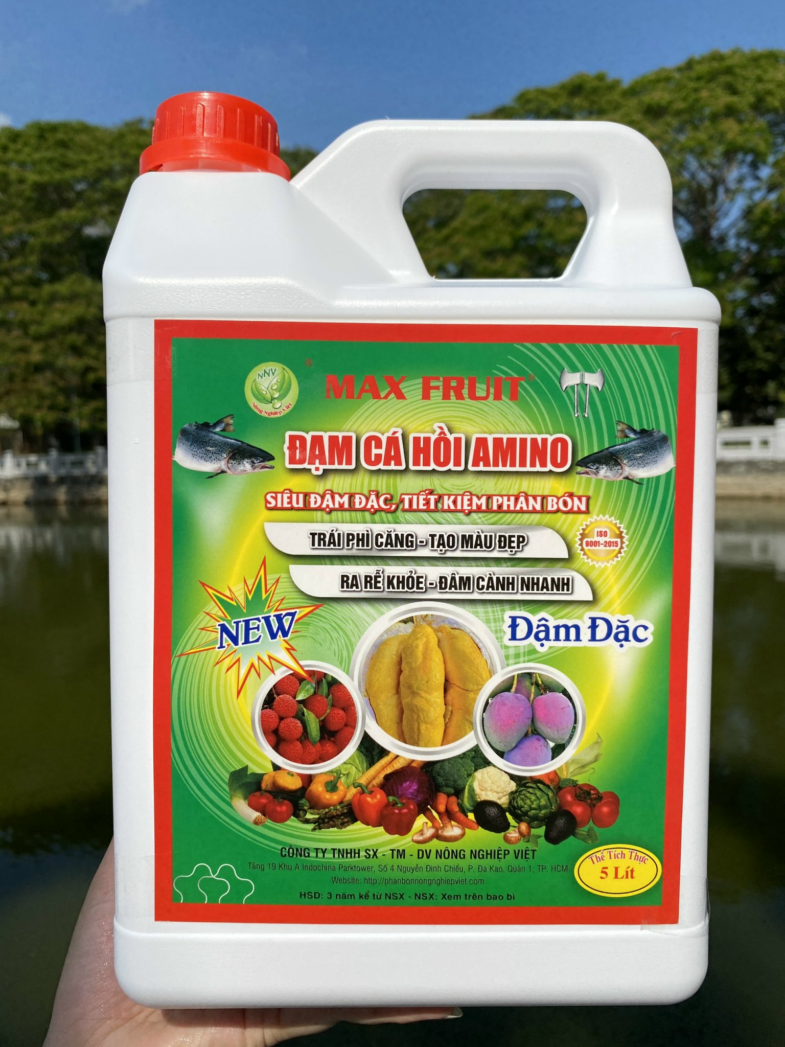 Phân bón đạm cá hồi can 5 lít