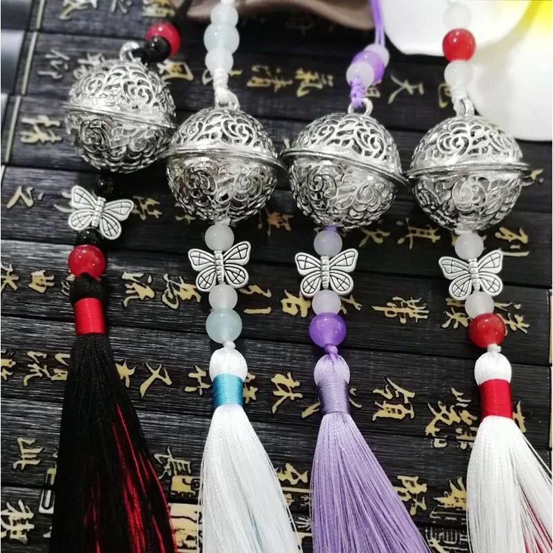 (Điệp) Móc khóa ma đạo tổ sư cung linh dây tuyến trần tình lệnh chuông bạc giang gia treo sáo điện thoại