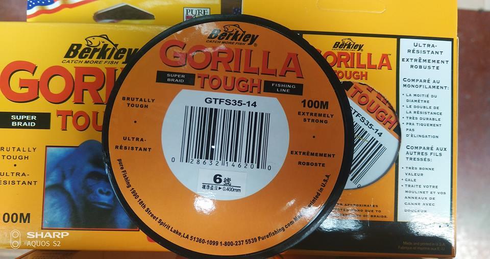 Cước câu cá Berkley Gorilla Tough 100m