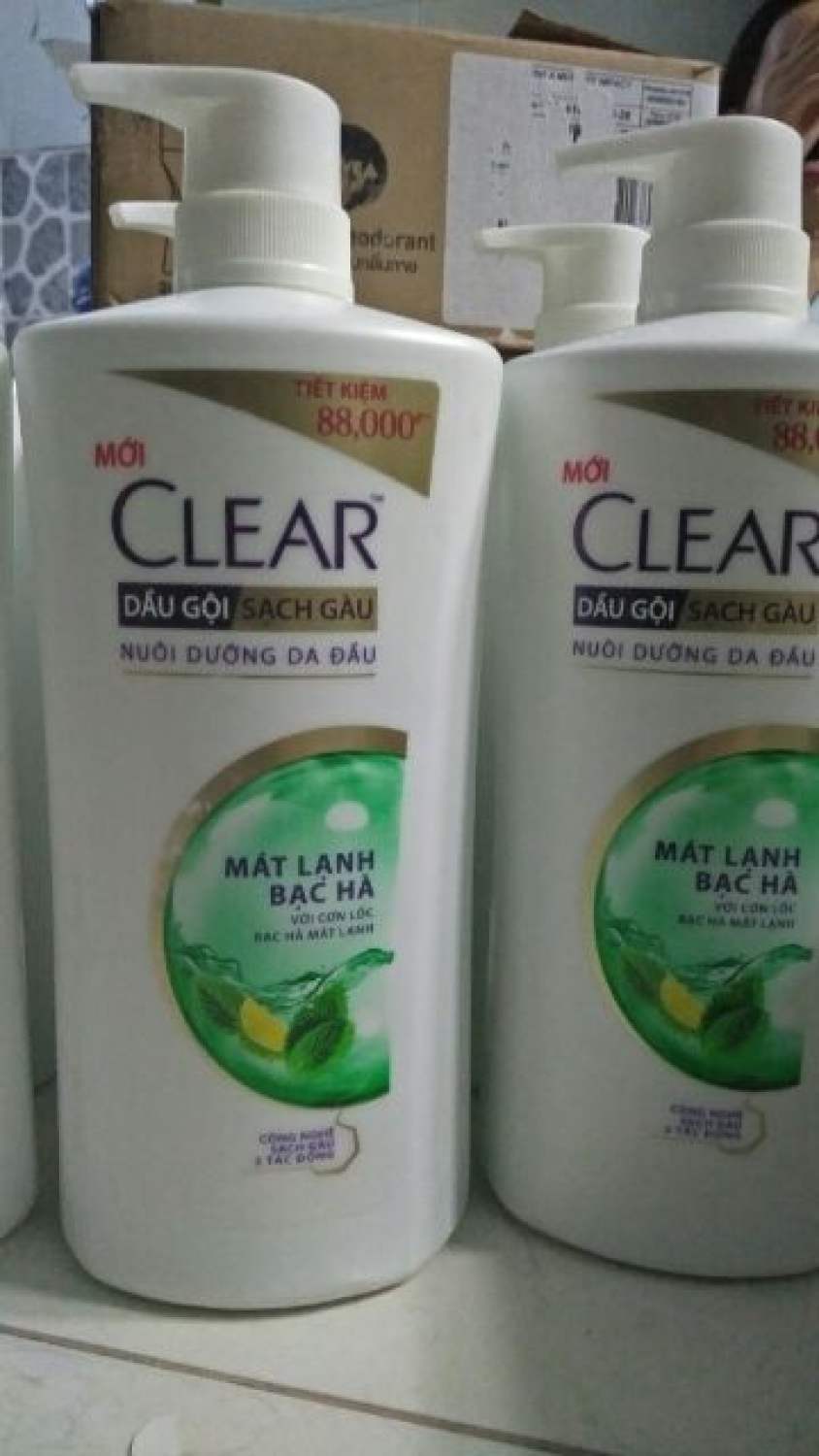 Dầu Gội Sạch Gàu CLEAR Mát Lạnh Bạc Hà (900g)