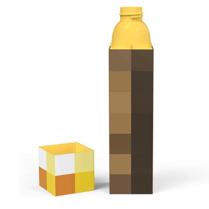 [HCM]Bình đựng nước hình đuốc trong game MINECRAFT cực độc lạ