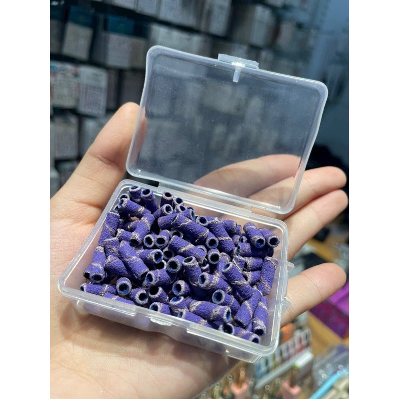 Đầu mài giấy nhám tím mini siêu xịn dành cho nail