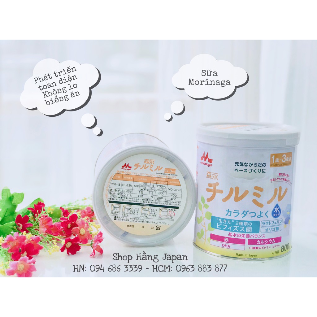 Sữa Morinaga lon 800gr - Hàng Nhật