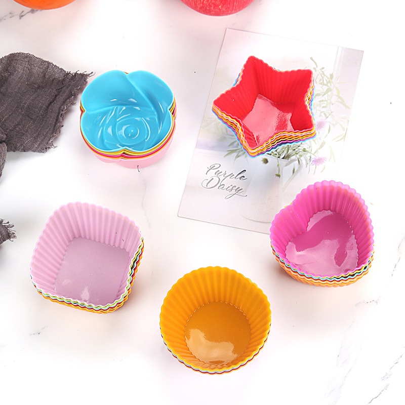 Khuôn silicon làm bánh Cupcake/Muffin 7cm