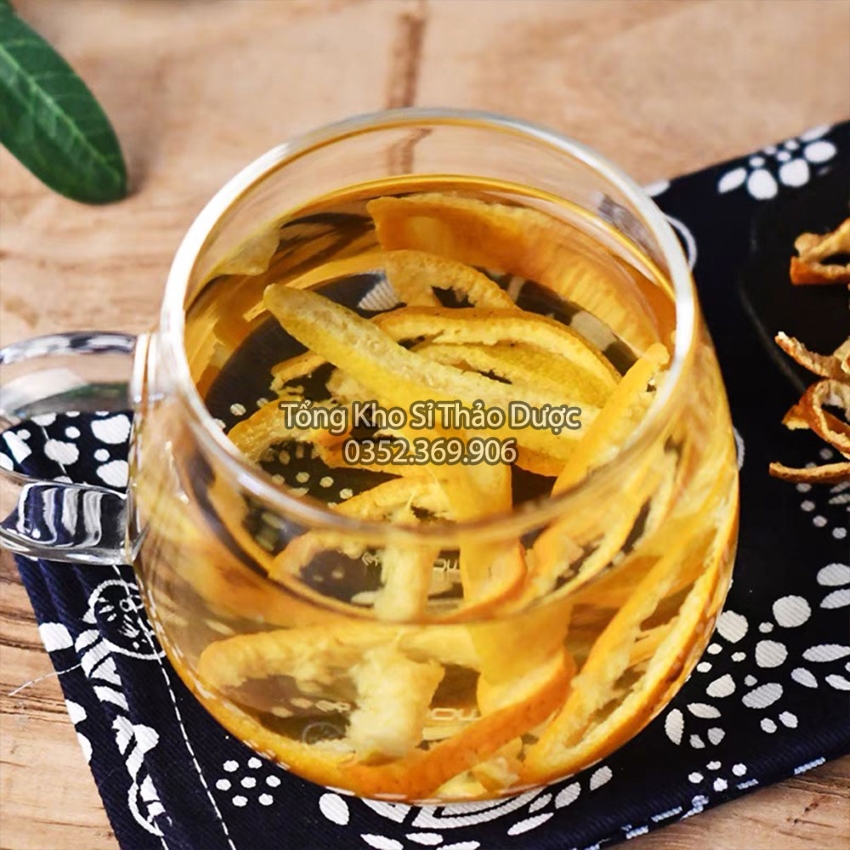 Tran Bi 100g, Dried Tangerine Peel, Fragrant, Beautiful - Wholesale Herbal Warehouse