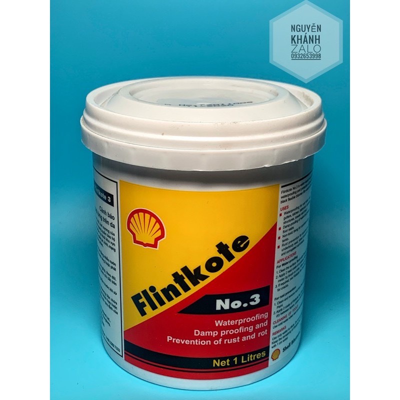 Sơn chống thấm gốc Bitum Flintkote no3 lon 1 lít
