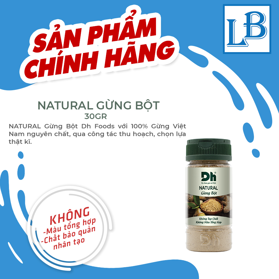 Natural Gừng bột Dh Foods